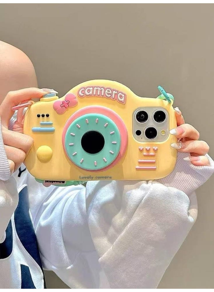 Ecosystem Stylish 3D Cartoon Case Compatible for iPhone 16 Pro Max, All-Round Protection, Anti-Slip, Scratch-Resistant, and Fun Aesthetic Cover IPhone 16 pro max (Camera with Pop Socket) - Image 3